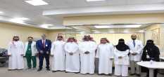 The Vice Rector for Educational and Academic Affairs visits the university’s male and female trainees at Dr. Sulaiman Al Habib Hospital